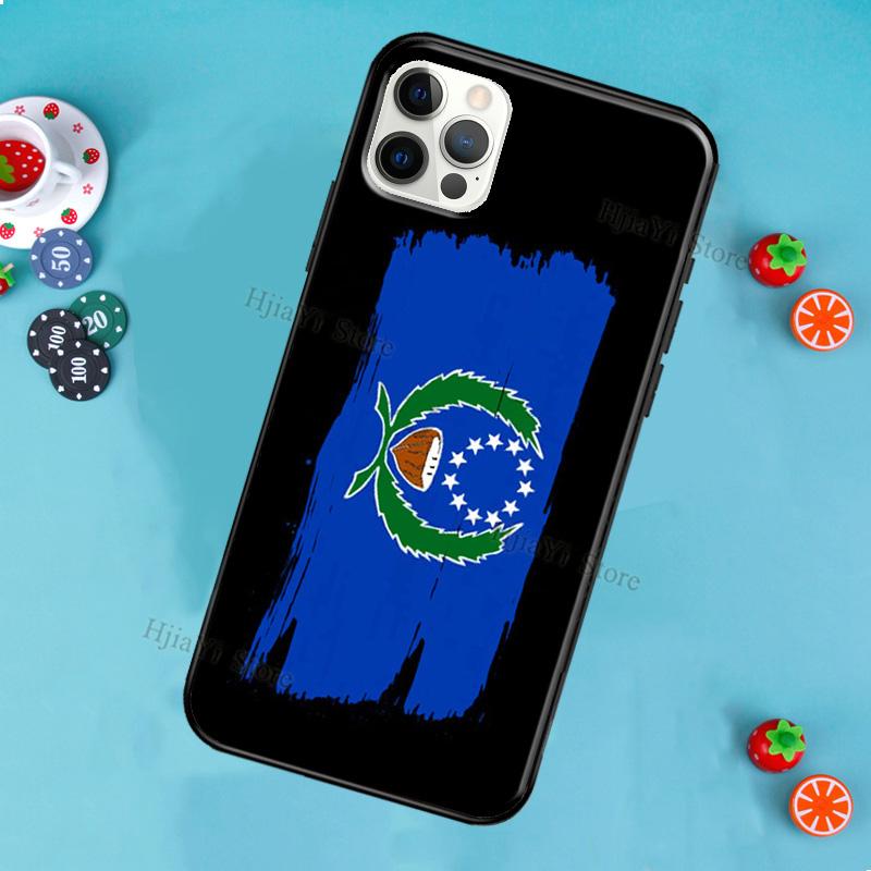 

Pohnpei Ponape Flag Soft Case For iPhone 13 12 11 14 Pro Max XS XR X 12 13 mini SE 2020 6S 7 8 Plus Phone Cover iPhone 13 Pro