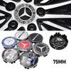 4PCS 75mm Car Rim Center Cover Wheel Hub Caps for Mercedes Benz AMG Emblem GLA200 W203 W204 W205 W209 W210 W211 W212