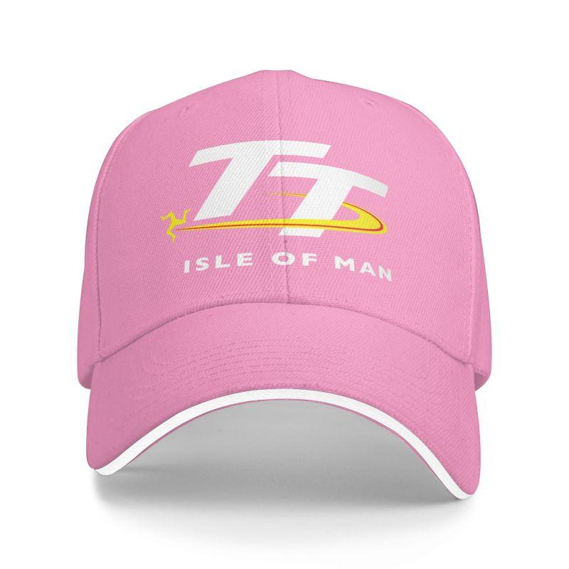 Isle of Man TT Races Motorcycle Print Baseball Cap Vintage Sandwich Bucket Caps Unisex Adjustable Snapback Cap Dad Hat Golf Hats