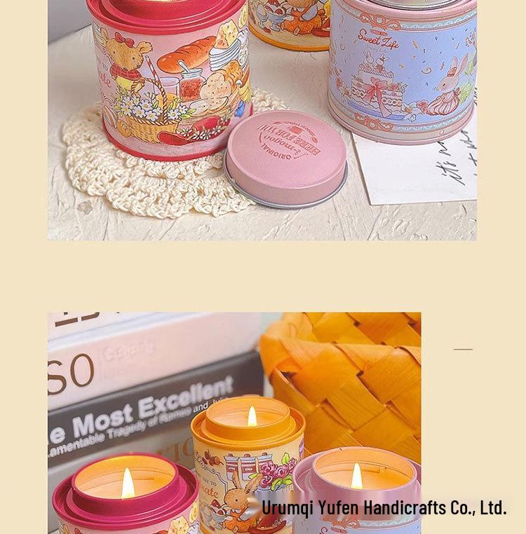 Mori Style Scented Soy Candles Gift Box - Long-Lasting Fragrance for Girls' Birthdays and High-End Bedroom Decor