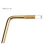E-Gitarrenbrückenarm Single Shake Tremor System Joystick Chrom Schwarz Gold Draht Gitarrenzubehör Schwarz Gold Silber Stange