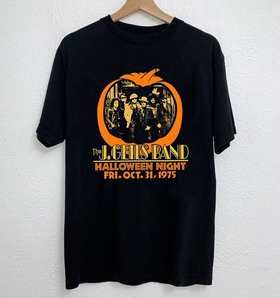 

The J Geils Band - 1975 - Концерт Ночь Хэллоуина Черная Футболка Все Размеры CO13 2XL