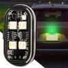 Car Strobe Light 6 Pieces Cordless Safety Lights 8-Color Remote Control Safety Warning LED For Trailer Bike Aircraft Tailgate