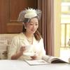 Fascinator Retro Elegant Bridal Face Veils Black Veil Top Hair Accessories Birdcage Veil Hat