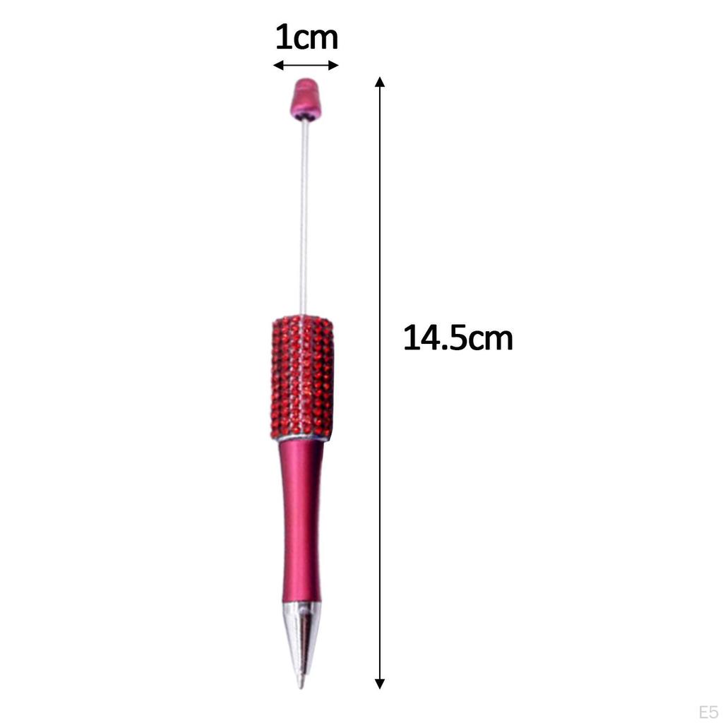 10 Bucăți Pixuri cu Mărgele Set DIY Cadouri pentru Studenți 1.0mm Asortate pentru Meșteșugărit