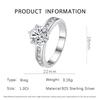 1 carat moissanite style