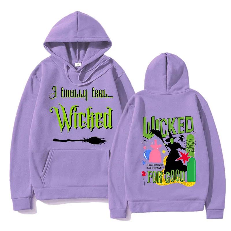 Hot Anime Changed For Good Wicked Fantasy Hoodie Harajuku Hip Hop Pullover Tops Sweatshirt Fans Gift Autumn Winter Fashion Tops