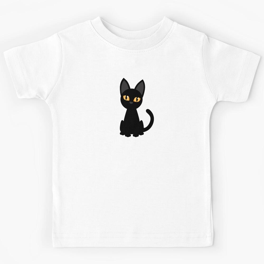Black Cat Kids T-Shirt 170
