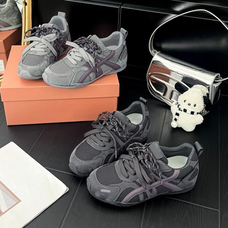 Mesh German training shoes women's autumn new versatile and comfortable sports Forrest Gump shoes breathable soft-soled casual board shoes