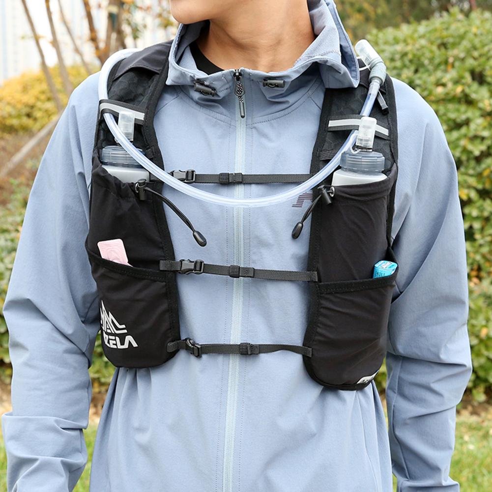 Outdoor Trail Running Backpack Lightweight Running Hydration Vest Backpack Water Backpack for Trail Running Marathon Race Hiking