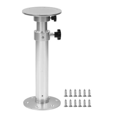 Table Pedestal Leg 445‑690mm Adjustable 360 Degrees  Rotation Aluminium Alloy for RV Boat Yacht Home