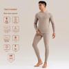 Men’s A-Class Thermal Underwear Set with Hyaluronic Acid - Warm Autumn/Winter Round Neck Top & Bottoms
