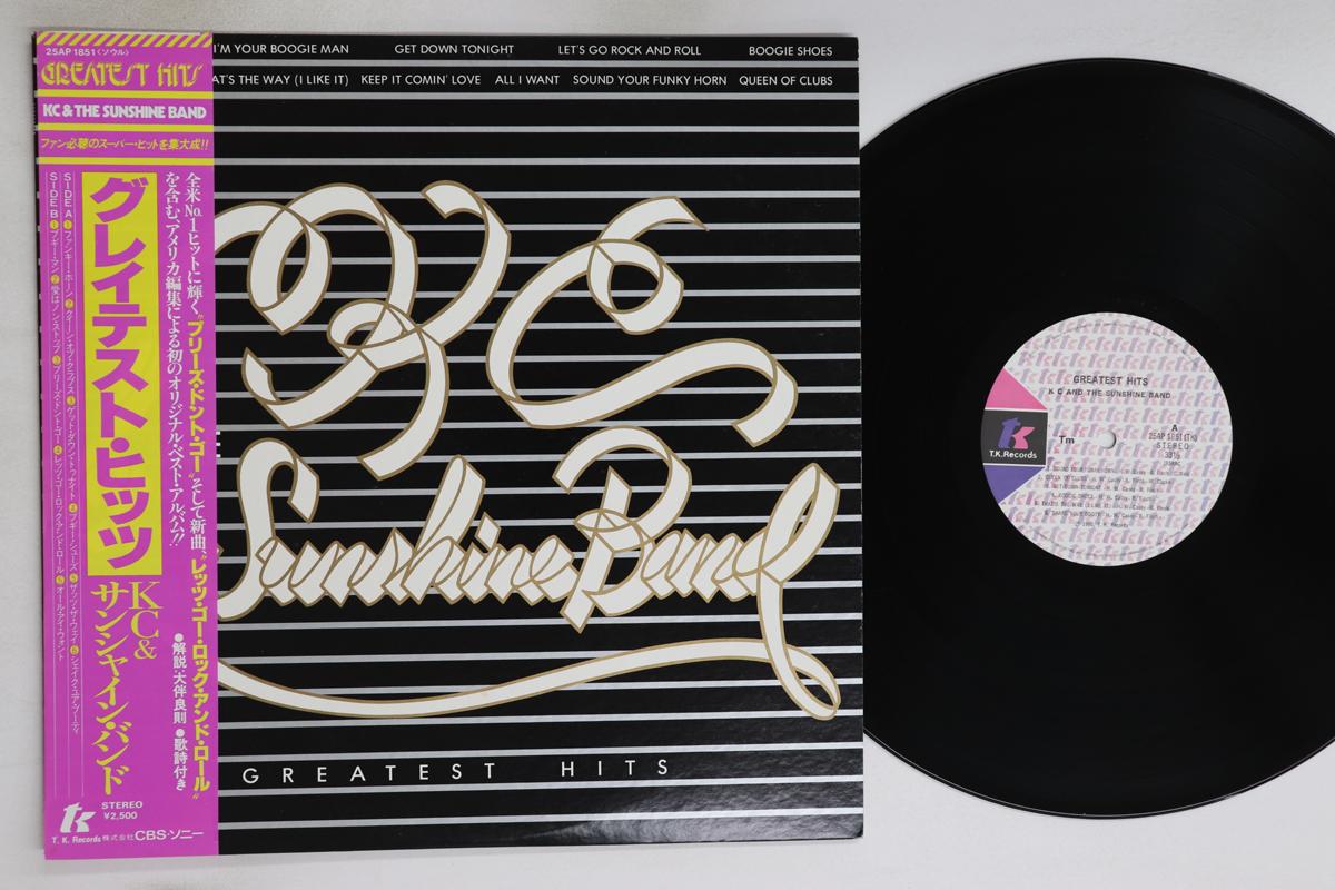 

LP Record KC & THE SUNSHINE BAND - Greatest Hits 25AP1851 T.K. 1980 Japan Obi Soul/Funk Used