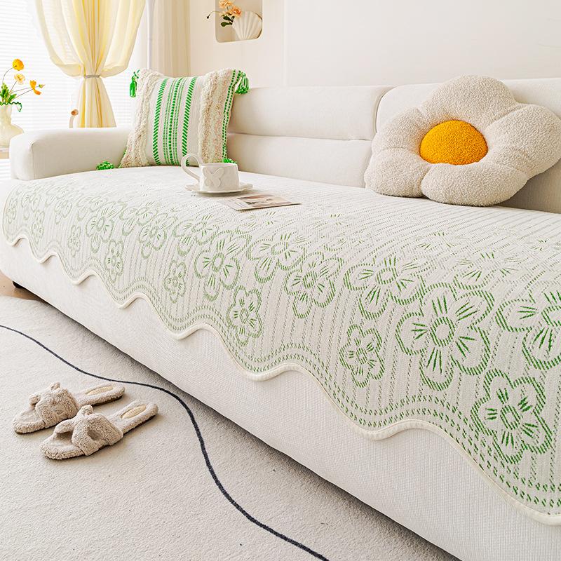 

Chenier special-shaped straight row sofa cushion universal in all seasons 2025 new non-slip high-end one-piece seat cushion cover 70*70cm