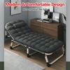 75cm Wide Surface Lightweight Foldable Bed Office Afternoon Nap Recliner Portable Single Bed
