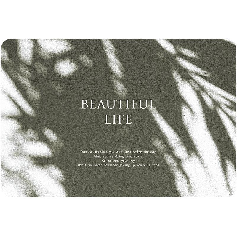 

Современный простой стиль бытовой диатомовый коврик для унитаза, впитывающий, легко сохнущий, коврик для ног, нескользящий коврик для двери унитаза 40*60cm