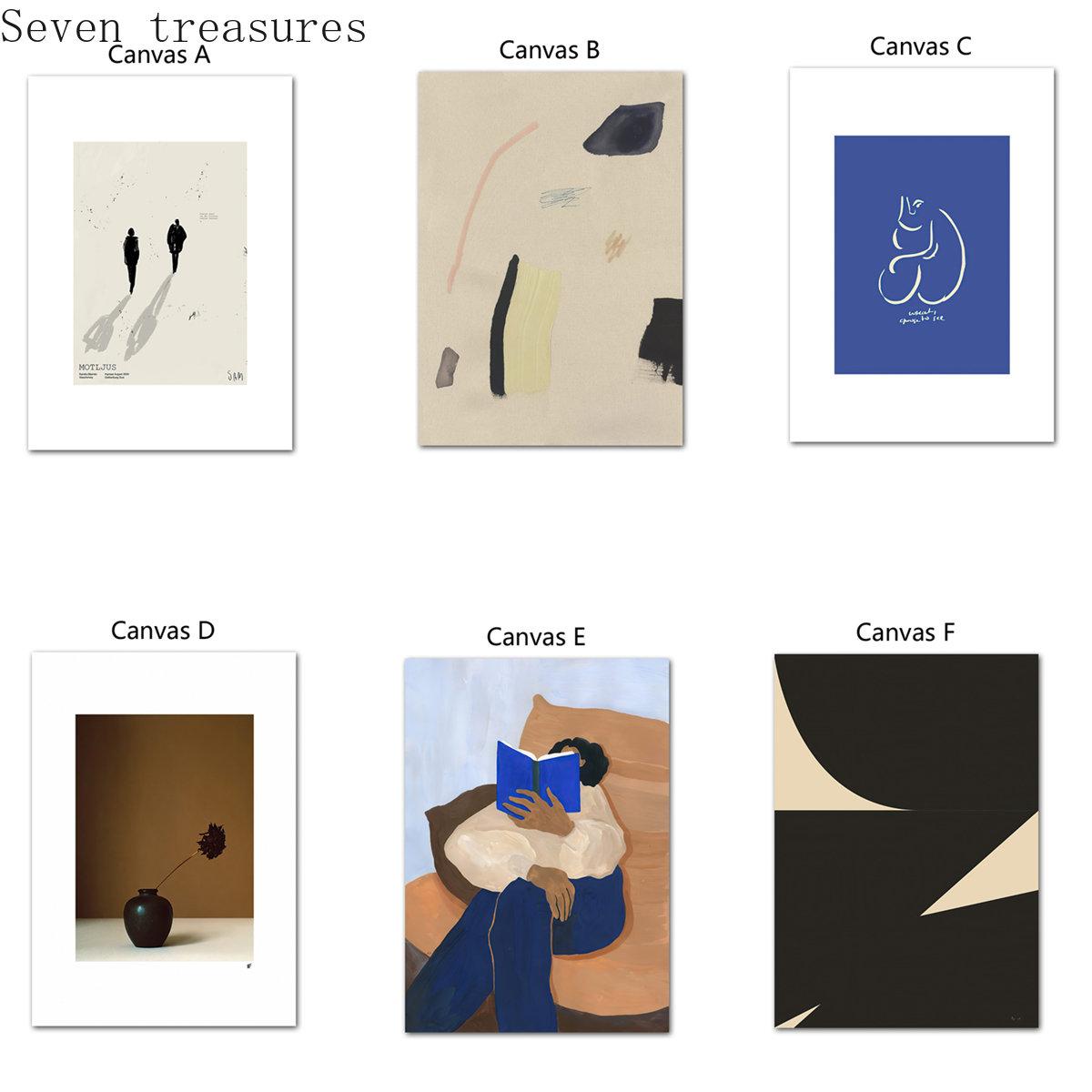 

Abstract Minimalism Geometry Silhouette Canvas Painting Wall Art Nordic Posters And Prints Wall Pictures For Living Room Decor 21X30cm No Frame