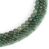 Green Aventurine Faceted Beads, 4-12mm Round Loose Beads 15” Strand for Jewelry Making