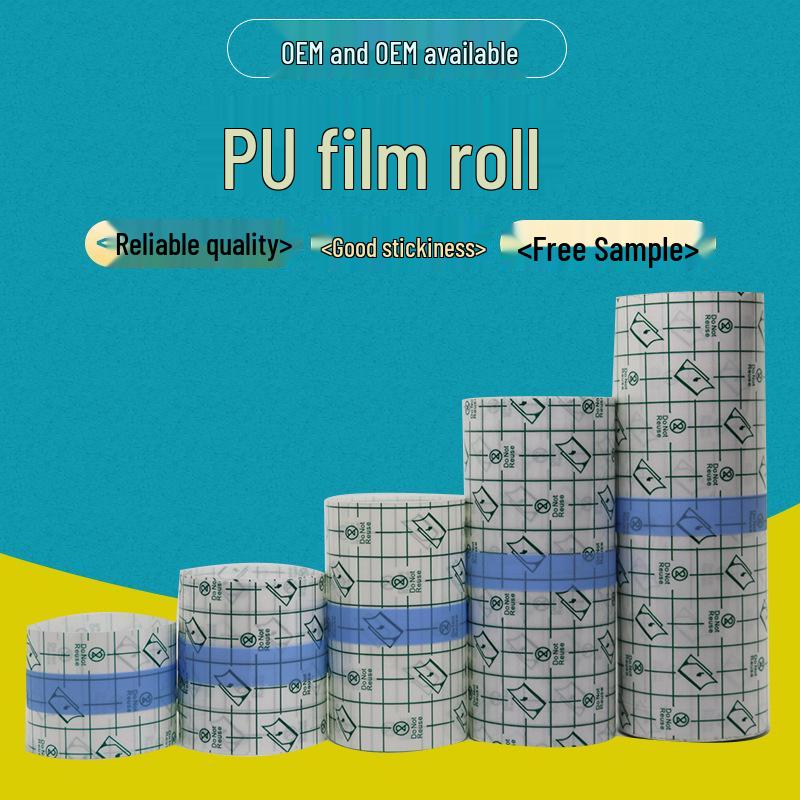 

Индивидуальная водонепроницаемая ПУ пленка тату клейкая лента в рулоне PU Roll 5cm Wide / 1m