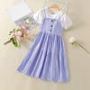 Summer  Bear Leader Teens Girls'Dresses Casual Children Clothing Princess Kids Dresses for Girls Causal Wear Dress Vestidos