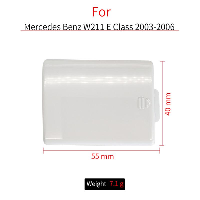 For Mercedes W211 Car Front Bumper Tow Hook Cover Cap Black For Benz E Class 2003-2006 E260 E300 E350 E400 2118850026