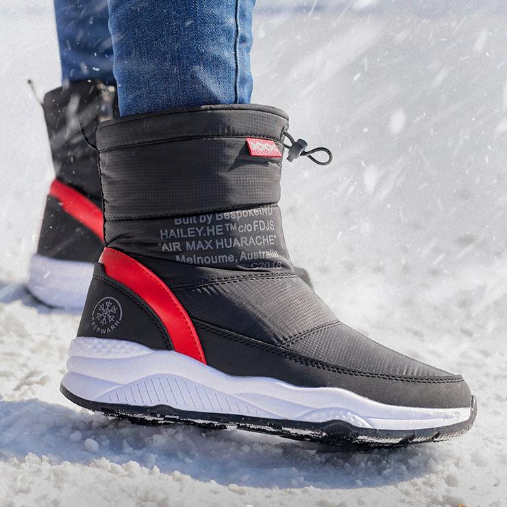 

Нескользящие женские короткие зимние ботинки, утолщенная повседневная женская обувь корейской версии, зимние плюшевые хлопковые сапоги