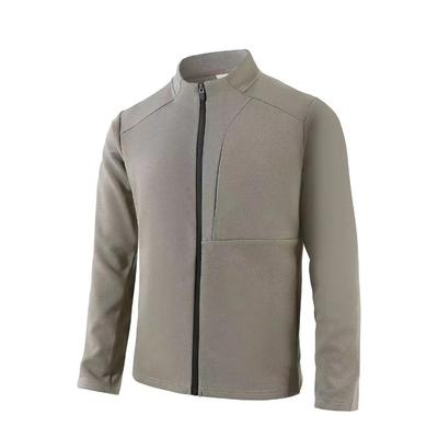 Schwer Lässig Sportlich Vielseitig Reißverschluss Stehkragen Strickjacke Sweatshirt Herren Langarmjacke