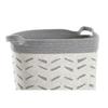 Panier - Noname - Lot de 3 - Coton gris - 35 x 35 x 40 cm - Design simple