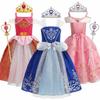 Meisjes Prinsessenjurk Vestidos Auroro Cosplay Kostuum Kind Halloween Cosplay Verjaardagsfeest Vestido Kleding 2-10 Jaar