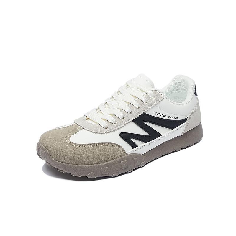 Women‘s Casual Running Sneakers Breathable PU Leather Anti-Slip Chunky Platform Walking Shoes for Women Outdoor Comfortable Lace-up Tennis Sneakers