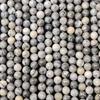 Amazing Matt Gray Map Jasper Natural Gemstone Beads, Loose Gemstone Beads, 6mm 8mm 10mm Smooth Round Beads.