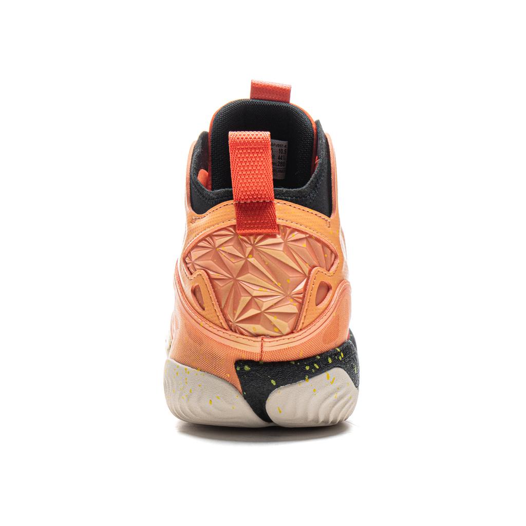 Li Ning Yushuai 19 Carbon Core Basketball Shoes Men's Mid Top Orange ABAV057-4