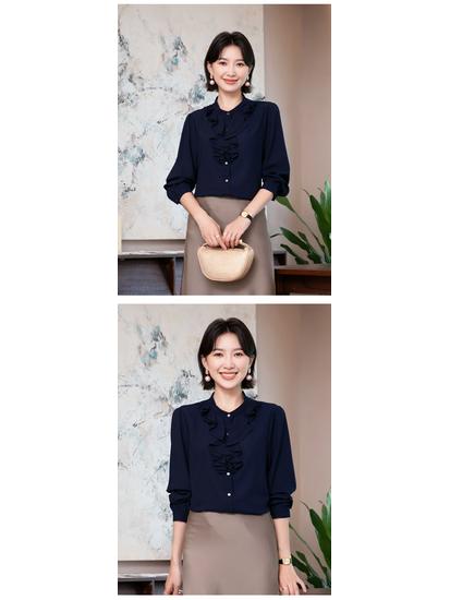 YUN Women's Autumn Long-Sleeve Professional Shirt