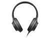 Sony Kopfhörer mit abnehmbarer Fernbedienung und Mikrofon Anthrazit B h.ear MDR-100A High-Resolution-kompatibel, versiegelt, faltbar,