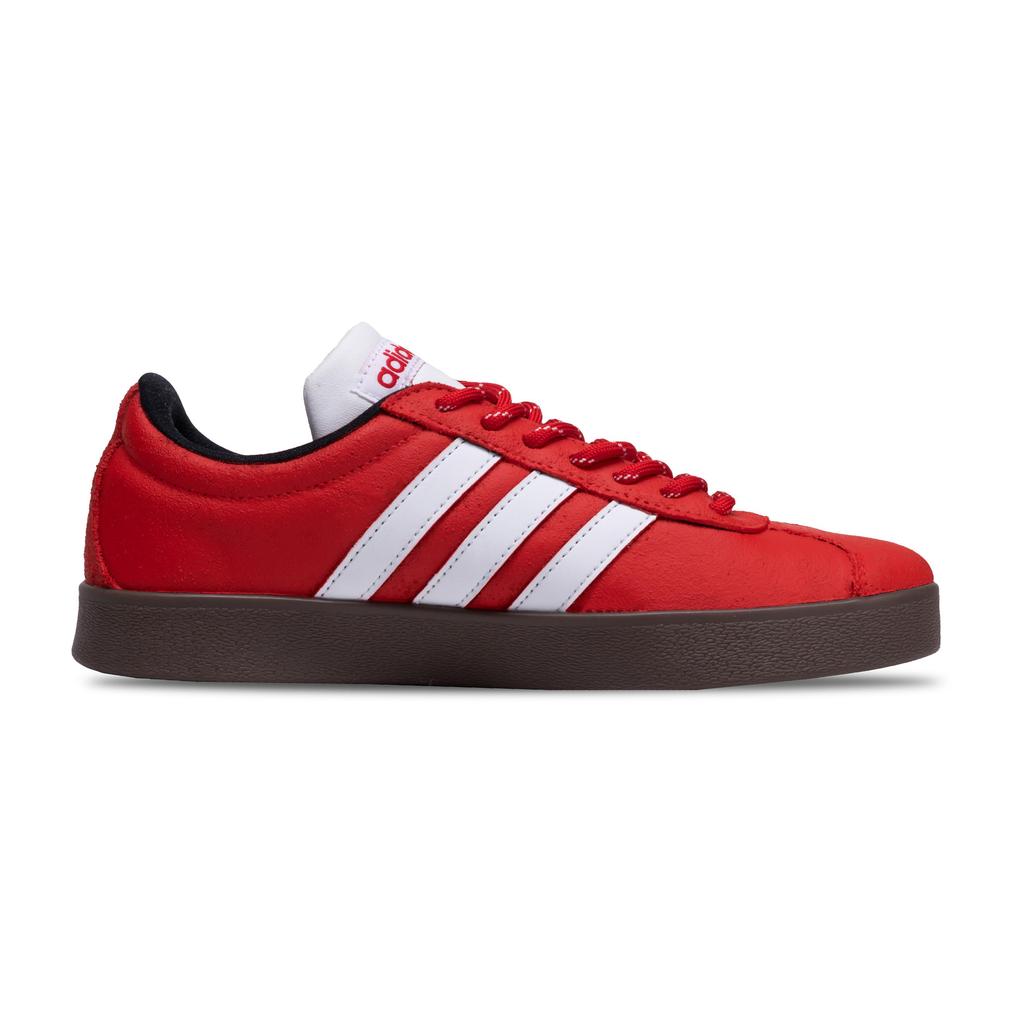 Adidas Neo VL Court Lifestyle Slip Resistant Low top Skateboard Shoes Unisex Red White HQ1802(Team329-)