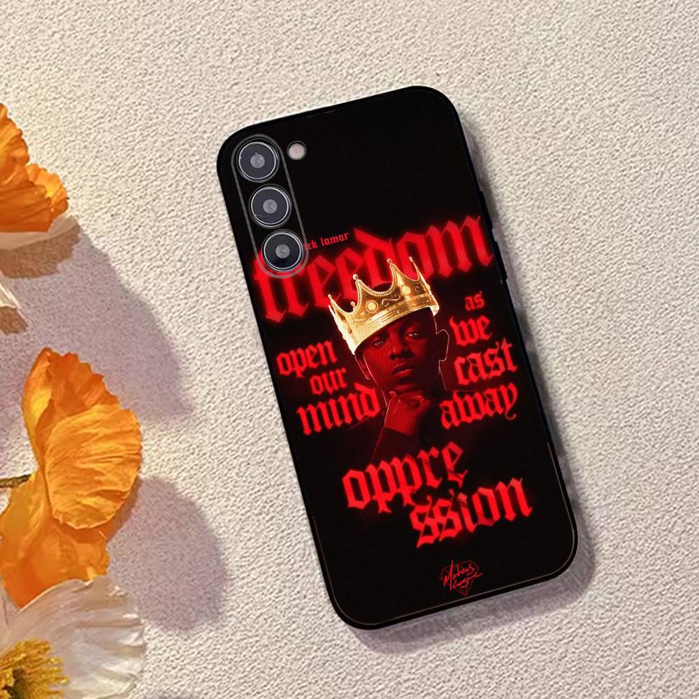 K-Kendrick Lamar Rapper Phone Case For Samsung Galaxy A73,A72,A71,A70,A53,A52,A51,Soft Silicone Black Cover