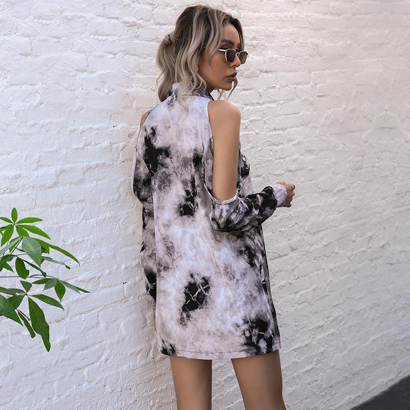 YYFS женские модные повседневные летние блузки и рубашки-поло с длинными рукавами — фото 6