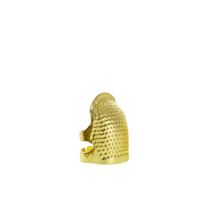

Sewing Thimble Hand-Working Sewing Thimble Finger Protector Metal Finger Shield Ring Needlework Fingertip DIY Sewing Tool 23x15mm