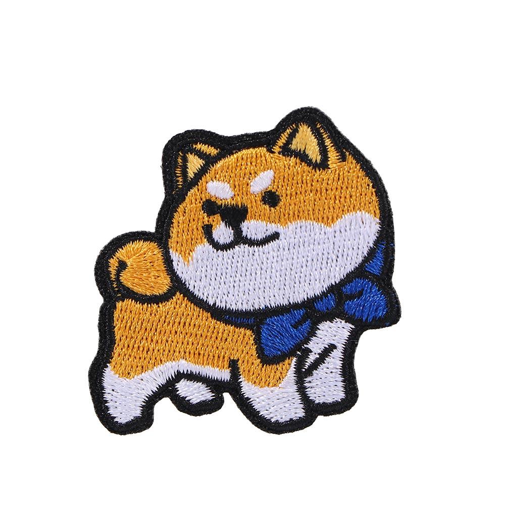 

Corgi Dachshund Husky Patch Embroidery Patches For Clothing Cute Dog Animal Iron-On Patches On Clothes 17style