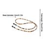 Organic Glass Eyeglass Mask Sunglasses Chains Anti-Lost Glasses Cord Holder  for Women Lady Girls