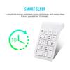 268 Number Pad Plug Play Quick Response 18 Keys 2.4G Wireless Mini Ultra-thin Numeric Keypad for Office