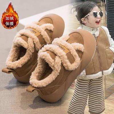 Baby sneeuwlaarzen winter fluweel warm kinderkorte laarsjes katoenen schoenen meisjes babyschoenen zachte zool peuterschoenen jongens