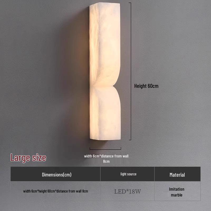 Nordic Modern Luxury Copper Wall Lamp for Bedroom or Living Room