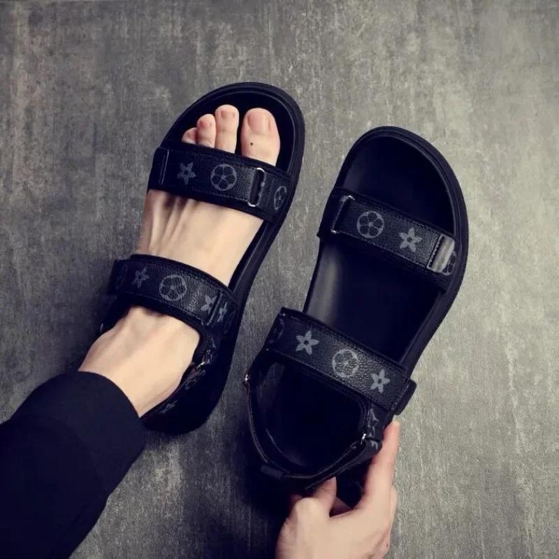 2024 Style, Men's Non-descending Sandals, Luxurious Appearance, Beach Shoes, Discount, Original Trend