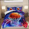 Anime Basketball Bedding Set 3D Printed Bed Duvet Cover Set For Home Decor Duvet Cover Quilt Cover With Pillowcase For Bedroom