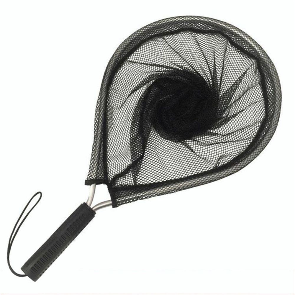 Durable Aluminium Fly Fishing Mesh Nylon Knotless Hand Net Fish Saver Fishing Net Landing Nets