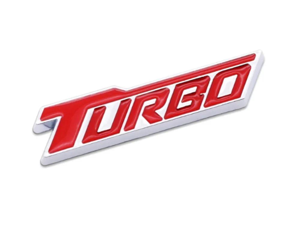 3d Metalen Turbo Logo Auto  Embleem Badge Sticker Styling for Chevrolet  Malibu Blazer Tracker Cavalier Captiva
