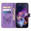 For Nothing Phone (2a) Plus/Phone (2a) Wallet Case with Wrist Strap Butterfly Imprint Leather Phone Cover