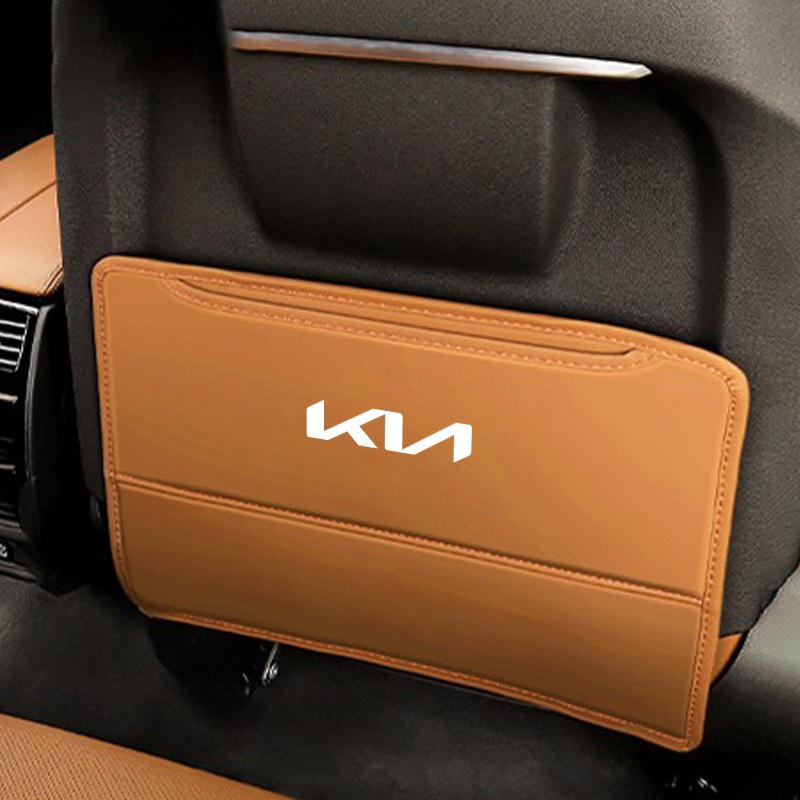 2026 Hot Car Sticker High Quality Car Seat Back Protector Leather Cover For Kia Ceed Sportage Picanto Cerato Seltos Soul Rio 3 4