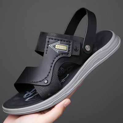 Zomer Casual Comfortabel Mannen Mode Casual Slijtvaste Sandalen Zomer Strandschoenen Dikke Bodem Instappers Slippers Volwassenen